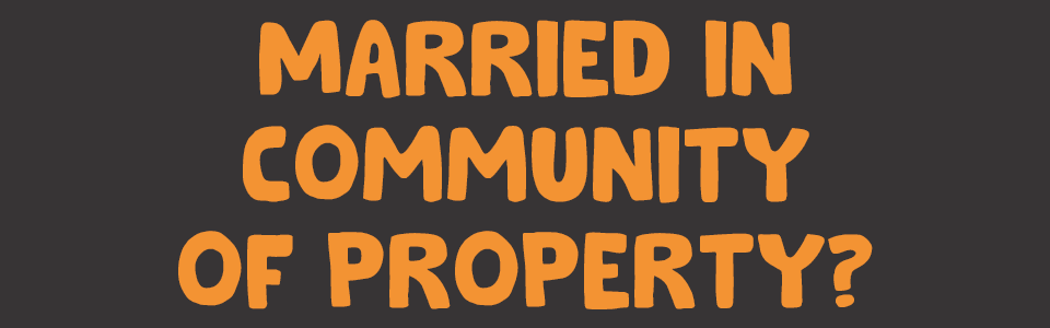 marrried in community of property